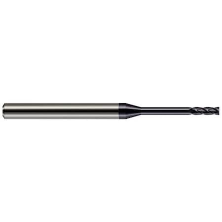 Harvey Tool 5/32 Cutter dia. x 0.4700 in. x 1.5700 in. Reach Carbide Square End Mill, 4 Flutes, AlTiN Coated 846210-C3